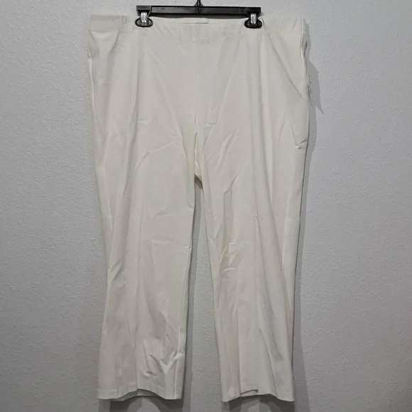Karen Kane Plus Size Sand & Sky Cropped Pants